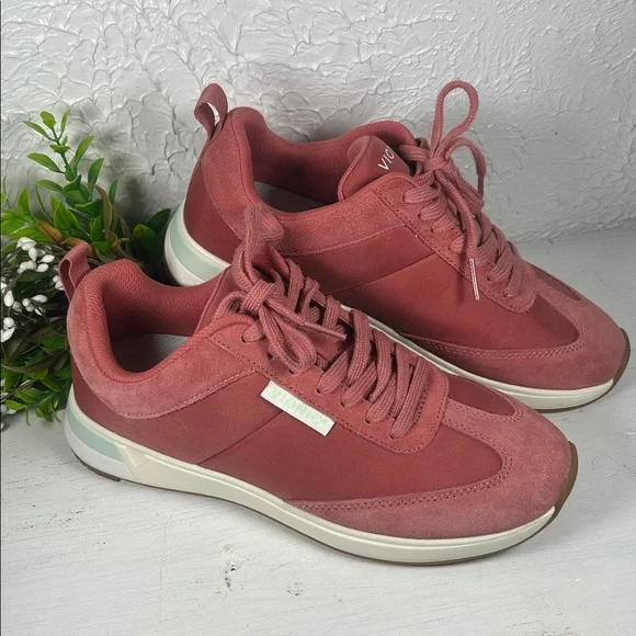 NWOT Vionic Breilyn Sneakers Pink Salmon Vionic Size 7 Sneaker Walking Shoe NWOT - Picture 12 of 12